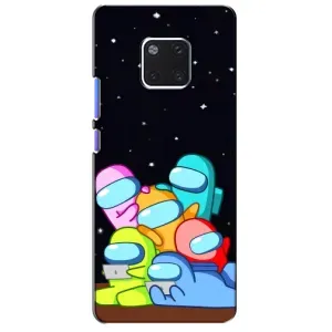 Чехол Амонг Ас для Huawei Mate 20 Pro, LYa-l09, LYA-L29 (AlphaPrint) (Скины в космосе)