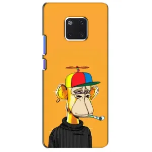 Чехлы с Обезьянами NFT для Huawei Mate 20 Pro, LYa-l09, LYA-L29 (AlphaPrint) (Скучающая Обезьяна NFT)