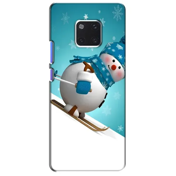 Чехол с принтом «Снеговик на лыжах» для Huawei Mate 20 Pro (LYA-L09, LYA-L29)