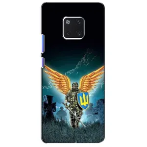 Чехлы с картинкой ЗСУ для Huawei Mate 20 Pro, LYa-l09, LYA-L29 (AlphaPrint) (Солдат ЗСУ)
