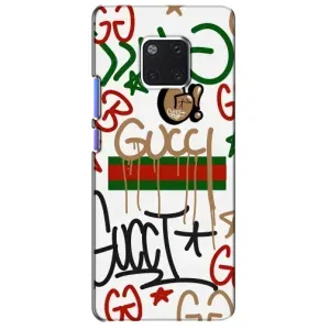 Брендновые Чехлы для Huawei Mate 20 Pro, LYa-l09, LYA-L29 - (PREMIUMPrint) (Стиль GUUCI)