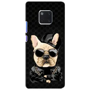 Чехлы с крутыми принтами для Huawei Mate 20 Pro, LYa-l09, LYA-L29 - (PREMIUMPrint) (Стильная собака)