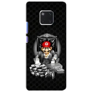 Чехлы с крутыми принтами для Huawei Mate 20 Pro, LYa-l09, LYA-L29 - (PREMIUMPrint) (Супер Марио)