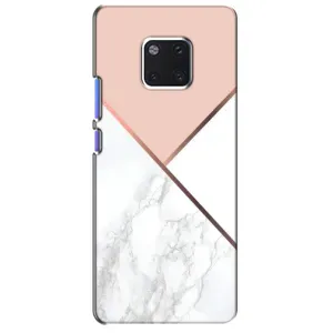 Мраморный чехол на Huawei Mate 20 Pro, LYa-l09, LYA-L29 (VPrint) (Тройной мрамор)