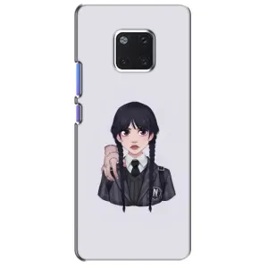Чехлы Венсдей на Huawei Mate 20 Pro, LYa-l09, LYA-L29 Уэнсдей (AlphaPrint) (Уэнздей и Вещь)