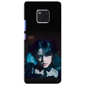 Чехлы Венсдей на Huawei Mate 20 Pro, LYa-l09, LYA-L29 Уэнсдей (AlphaPrint) (взгляд Уэнздей)