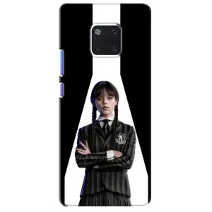 Чехлы Венсдей на Huawei Mate 20 Pro, LYa-l09, LYA-L29 Уэнсдей (AlphaPrint) (W-Wednesday)
