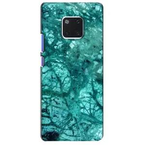 Мраморный чехол на Huawei Mate 20 Pro, LYa-l09, LYA-L29 (VPrint) (Зеленый мрамор)
