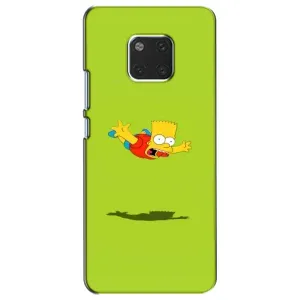 Чехол с Симпсонами для Huawei Mate 20, HMA-L09, HMA-L29 (VPrint) (Барт Симпсон)