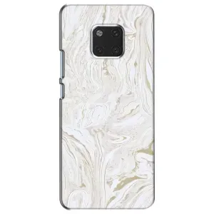 Мраморный чехол на Huawei Mate 20, HMA-L09, HMA-L29 (VPrint) (Белый мрамор)