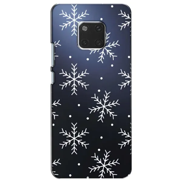 Чохол з принтом «Білі сніжинки» для Huawei Mate 20 (HMA-L09, HMA-L29)