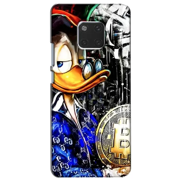 Чехол с принтом «Биткойн Скрудж» для Huawei Mate 20 (HMA-L09, HMA-L29)