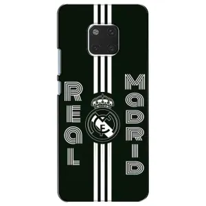 ФК Реал Мадрид чохли для Huawei Mate 20, HMA-L09, HMA-L29 (AlphaPrint) (чорно білий Реал)