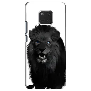 Чохли з картинкою животних Huawei Mate 20, HMA-L09, HMA-L29 (Чорний ЛЕВ)