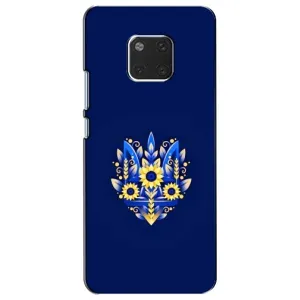 Чохли для Huawei Mate 20, HMA-L09, HMA-L29 Укр. Символіка (AlphaPrint) (Квітковий Герб)
