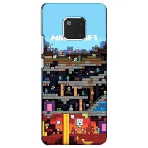 Чохол Майнкрафт на Huawei Mate 20, HMA-L09, HMA-L29 (AlphaPrint) Minecraft (фон Minecraft)