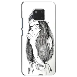 Чехол с печатью для Huawei Mate 20, HMA-L09, HMA-L29 - (Мода) (AlphaPrint) (Фото девочки)