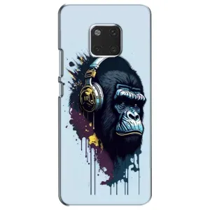 Чохол з Мавпами Huawei Mate 20, HMA-L09, HMA-L29 - (AlphaPrint) (Горила в навушниках)