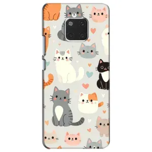 Чохол з малюнком кіт на Huawei Mate 20, HMA-L09, HMA-L29 (Колаж котів)
