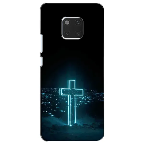 Чехол с принтом «Крест и город» для Huawei Mate 20 (HMA-L09, HMA-L29)