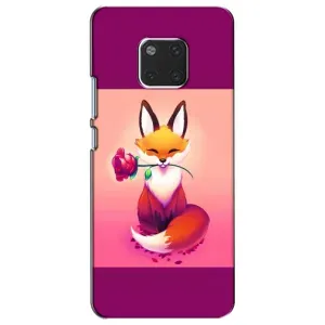 Чохли з картинкою Лисичка для Huawei Mate 20, HMA-L09, HMA-L29 (VPrint) (Лиса з трояндою)