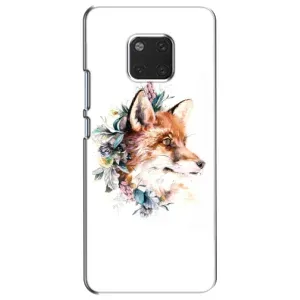 Чохли з картинкою Лисичка для Huawei Mate 20, HMA-L09, HMA-L29 (VPrint) (Лиса в квітах)