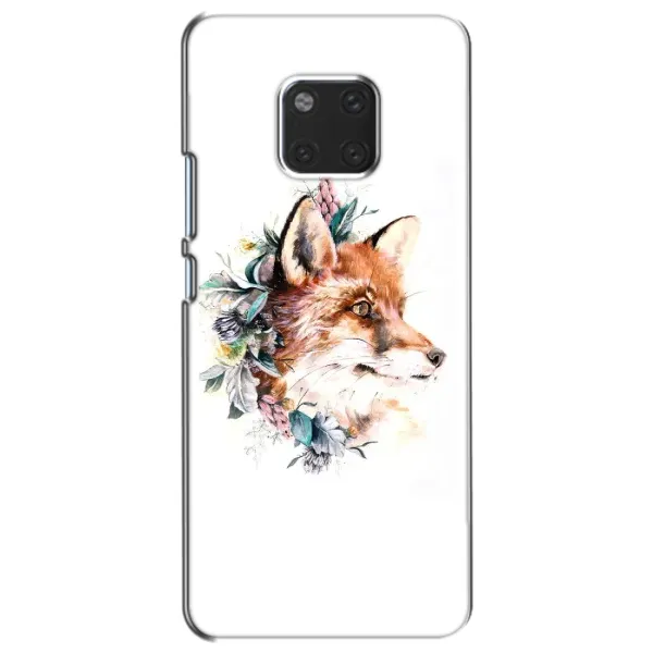Чохол з принтом «Лиса в квітах» для Huawei Mate 20 (HMA-L09, HMA-L29)