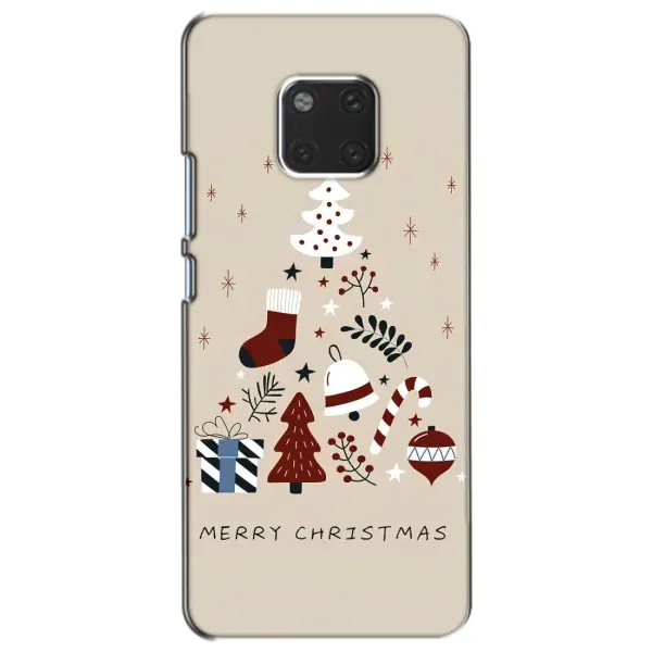 Чохол з принтом «Merry Christmas» для Huawei Mate 20 (HMA-L09, HMA-L29)