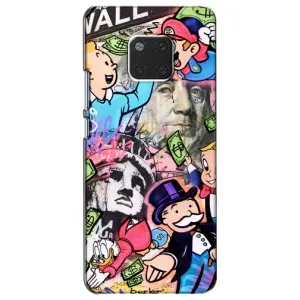Чехлы с крутыми принтами для Huawei Mate 20, HMA-L09, HMA-L29 - (PREMIUMPrint) (Monopoly man)