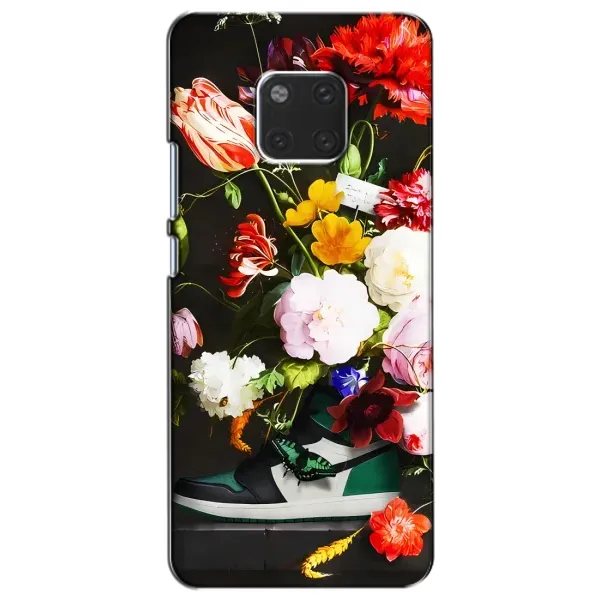 Чехол с принтом «Nike цветы» для Huawei Mate 20 (HMA-L09, HMA-L29)