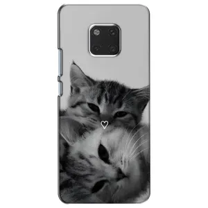 Чохол з малюнком кіт на Huawei Mate 20, HMA-L09, HMA-L29 (Пара котів)