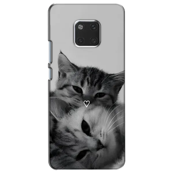 Чохол з принтом «Пара котів» для Huawei Mate 20 (HMA-L09, HMA-L29)