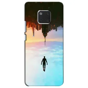 Чехол с человеком пауком для Huawei Mate 20, HMA-L09, HMA-L29 - (AlphaPrint) (Паук человек)