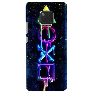 Чехлы с тематикой Киберспорт для Huawei Mate 20, HMA-L09, HMA-L29 (VPrint) (Pleystation лого)