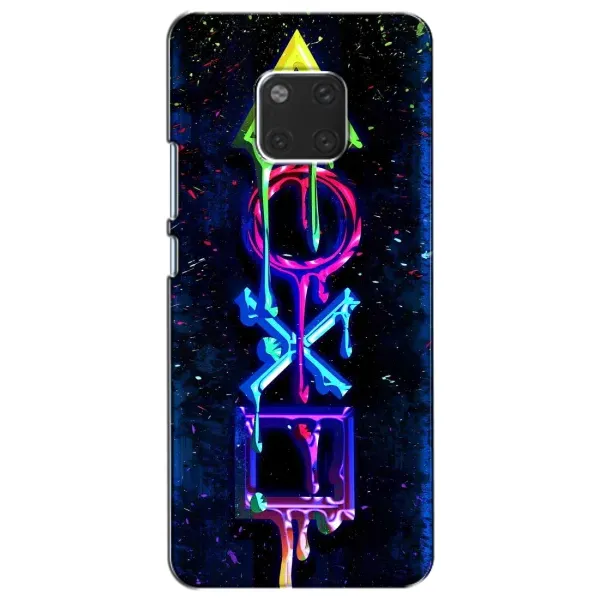 Чехол с принтом «Pleystation лого» для Huawei Mate 20 (HMA-L09, HMA-L29)