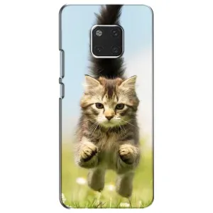 Чохли з Котиками для Huawei Mate 20, HMA-L09, HMA-L29 (VPrint) (Прижок кота)