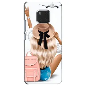 Чехол с печатью для Huawei Mate 20, HMA-L09, HMA-L29 - (Мода) (AlphaPrint) (Путешествие)