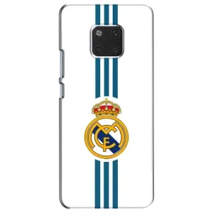 ФК Реал Мадрид чохли для Huawei Mate 20, HMA-L09, HMA-L29 (AlphaPrint) (Реал Мадрид на білому)
