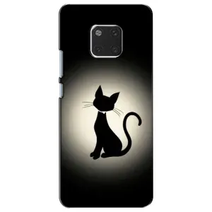 Чохол з принтом «Силует котика» для Huawei Mate 20 (HMA-L09, HMA-L29)