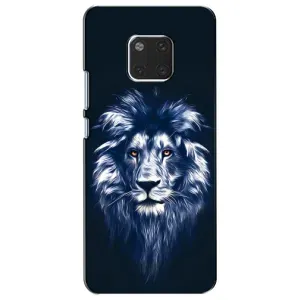 Чохол з картинкою ЛЕВ для Huawei Mate 20, HMA-L09, HMA-L29 (VPrint) (Синій Лев)