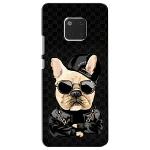 Чехлы с крутыми принтами для Huawei Mate 20, HMA-L09, HMA-L29 - (PREMIUMPrint) (Стильная собака)