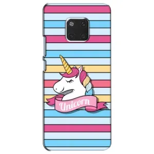 Чехол для Хуавей Мейт 20 - (Единорожки - Новинки) (AlphaPrint) (Unicorn)