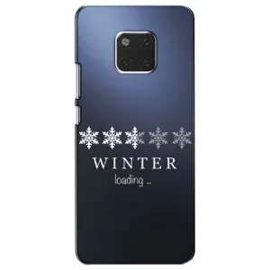 Зимні Чохли для Хаувей Мейт 20 - прозорий фон (Winter loading)