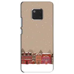 Новорічні, Святкові Чохли для Huawei Mate 20, HMA-L09, HMA-L29 - 2024 год (Зимове місто)