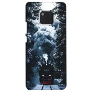 Новорічні, Святкові Чохли для Huawei Mate 20, HMA-L09, HMA-L29 - 2024 год (Зимовий потяг)