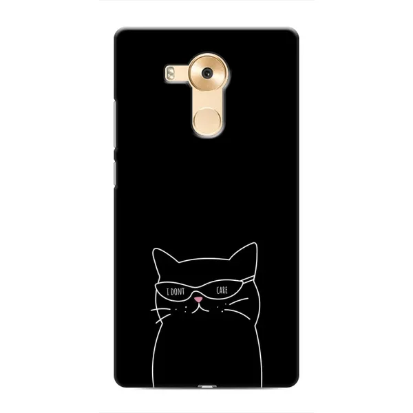 Чохол з принтом «Байдужий кіт» для Huawei Mate 8 (NXT)