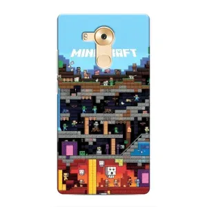 Чохол Майнкрафт на Huawei Mate 8, NXT (AlphaPrint) Minecraft (фон Minecraft)
