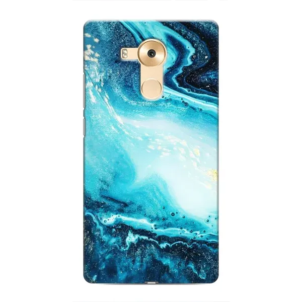 Чехол с принтом «Голубой мрамор» для Huawei Mate 8 (NXT)