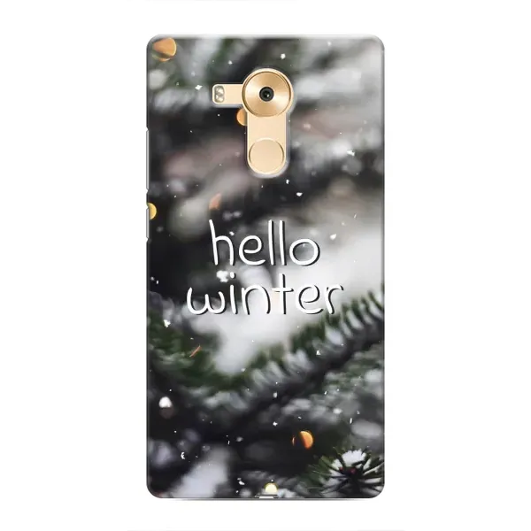 Чехол с принтом «Hello winter» для Huawei Mate 8 (NXT)