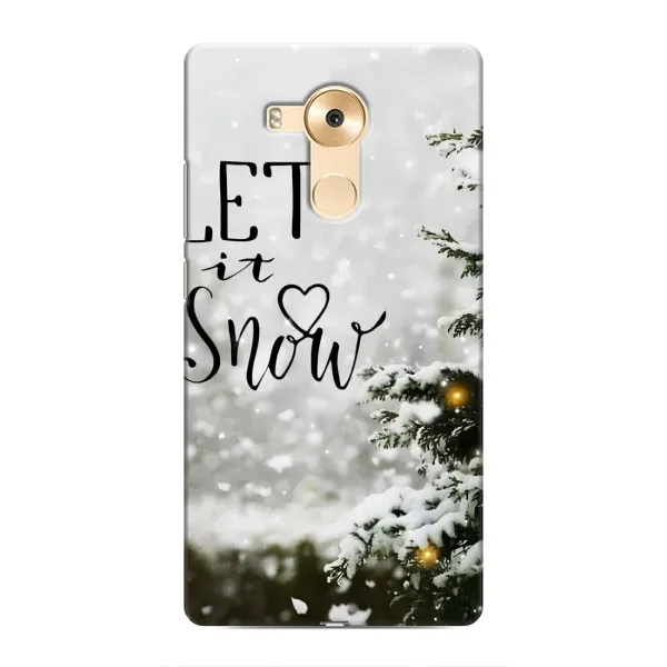 Чехол с принтом «Let it snow» для Huawei Mate 8 (NXT)
